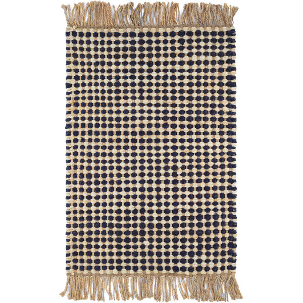 Dash and Albert Rugs Kuba Handmade Flatweave Jute/Sisal Black/Ivory Rug & Reviews Wayfair